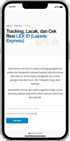 LACAK LEX ID ⌚ Cara Cek Resi LEX ID Lazada