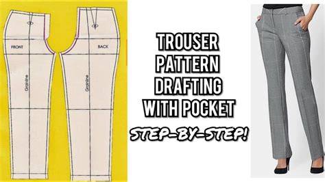 ladies suit trouser cutting pattern