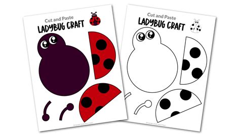 Ladybug Pattern For Preschool   Free Printable Ladybug Craft Template Simple Mom Project - Ladybug Pattern For Preschool