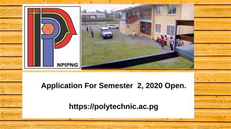 Lae Technical College Application For
