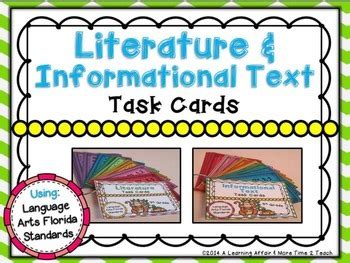 Read Lafs Question Task Cards Grade 4 English Language Arts Ela 