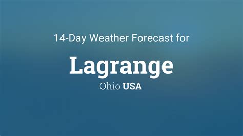 lagrange ohio weather
