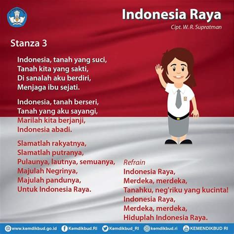 lagu indonesia raya 3 stanza