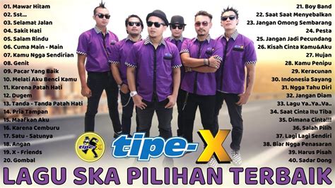 LAGU TIPE X - Daftar Koleksi Chord Kunci Gitar Tipe-X