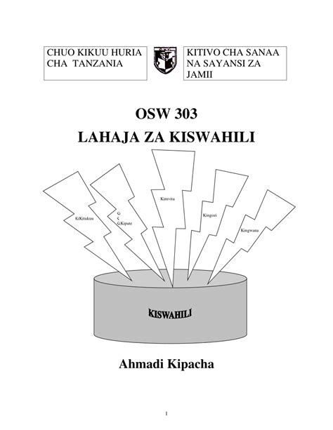 lahaja za kiswahili pdf