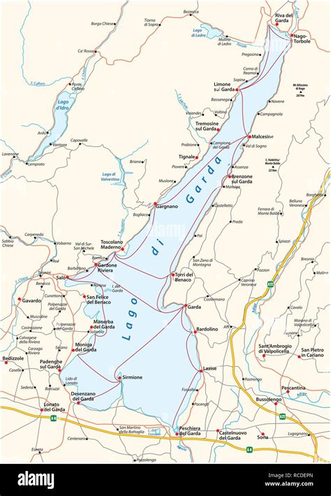 Lake Of Garda Map