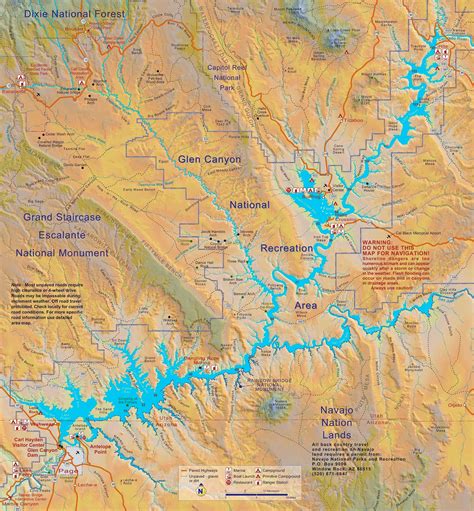 Lake Powell Map