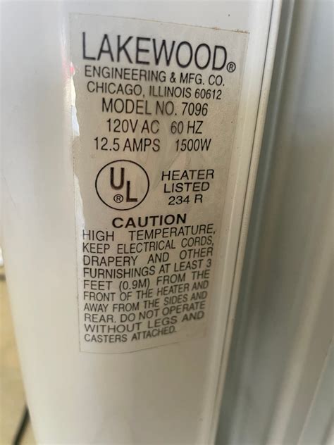 Read Online Lakewood Heaters User Guide 
