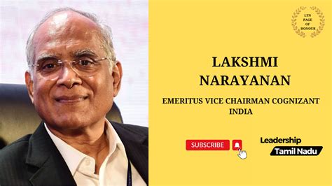 lakshmi narayanan cognizant wiki