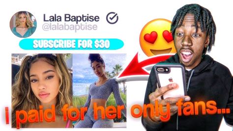 lala baptiste onlyfans leak
