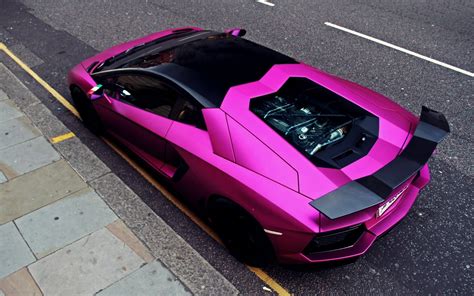 Lamborghini Pink And Black