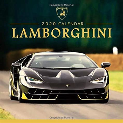 Read Lamborghini Calendar 2018 2018 Monthly Calendar With Usa Holidays 24 Lamborghini Cars 24 Full Color Photos 8 X 10 In 16K Size 2018 Calendars Volume 12 