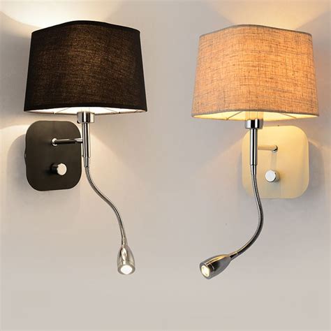 Lamp Wall Sconce With Reading