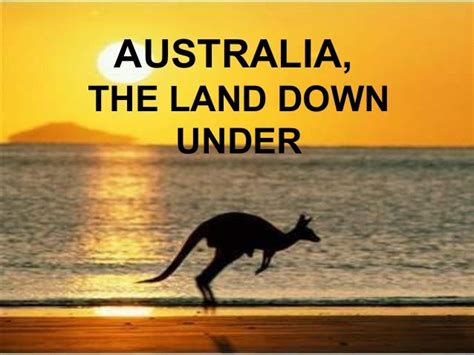 Land Of Down Under