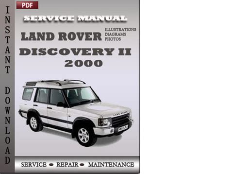 Read Land Rover Discovery 2 2000 Factory Service Manual 
