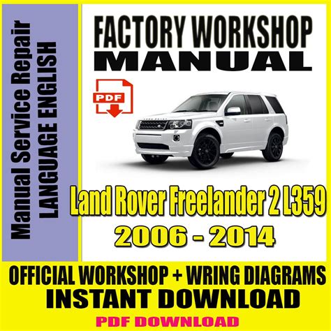Download Land Rover Freelander 2 Repair Manual Download 