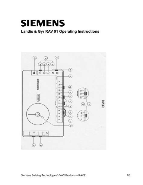 Landis Gyr Timer Instructions