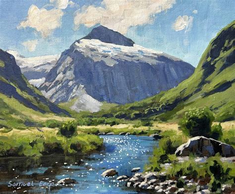 landscape drawing painting