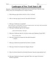 Read Landscapes Of New York State Lab Answer Key 