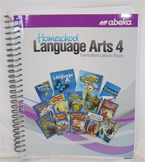Language Arts 4 Curriculum Lesson Plans Binder Abeka Abeka 4th Grade Language Arts - Abeka 4th Grade Language Arts