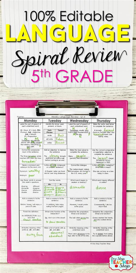 Language Arts Transparency Fifth Grade Storytown