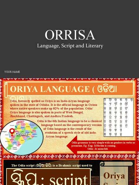 Language Of Orissa