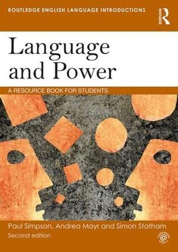 Full Download Language And Power A Resource Book For Students Routledge English Language Introductions 