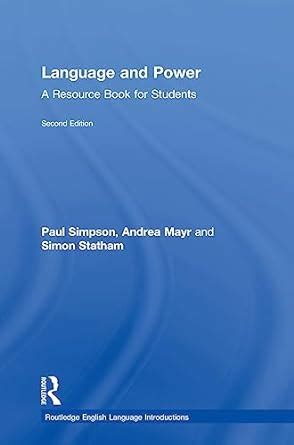 Read Language And Power A Resource Book For Students Routledge English Language Introductions 