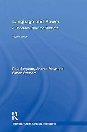 Full Download Language And Power A Resource Book For Students Routledge English Language Introductions 