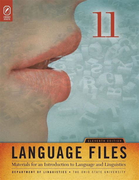 Read Online Language Files Linguistics 11Th Edition 