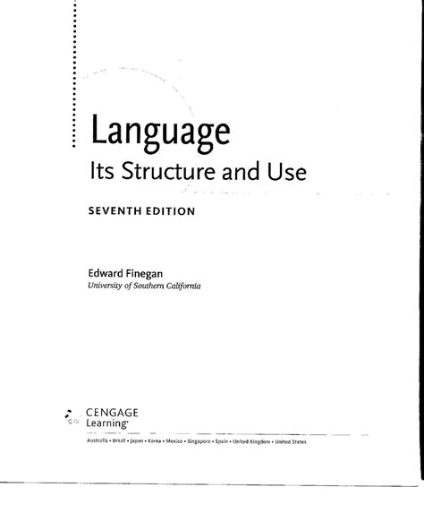 Read Language Its Structure And Use 5Th Edition 