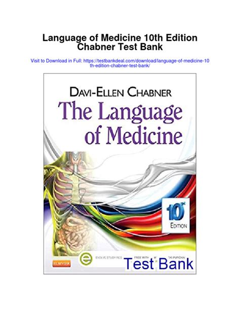 Download Language Of Medicine 10Th Edition Chabner File Type Pdf 