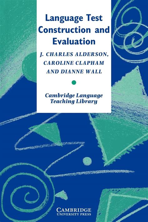 Full Download Language Test Construction And Evaluation Cambridge Language Teaching Library 