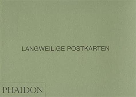 Langweilige Postkarten Boring Postcards Germany Ph