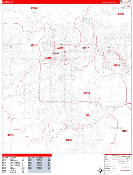 lansing zip code michigan