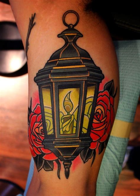 lantern tattoo design