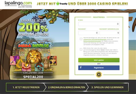 lapalingo casino einzahlungsbonus Die besten Online Casinos 2023