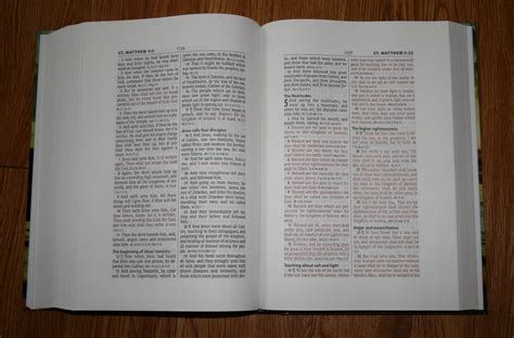 Large Print Wide Margin Bible Kjv