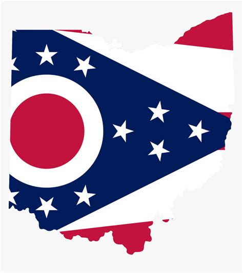 Large Printable Ohio State Flag To Color From Ohio Flag Coloring Page - Ohio Flag Coloring Page