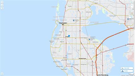 largo florida map