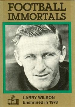 larry wilson football biography book