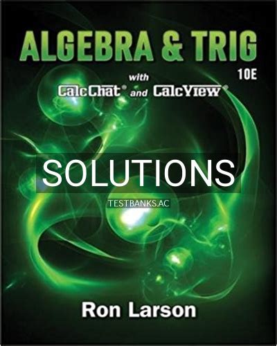 larson algebra and trigonometry test bank