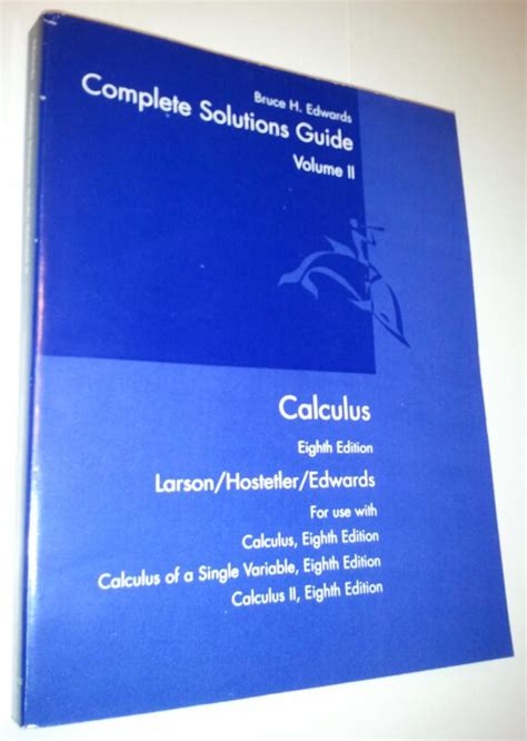 Larson Calculus 8th Edition Solutions