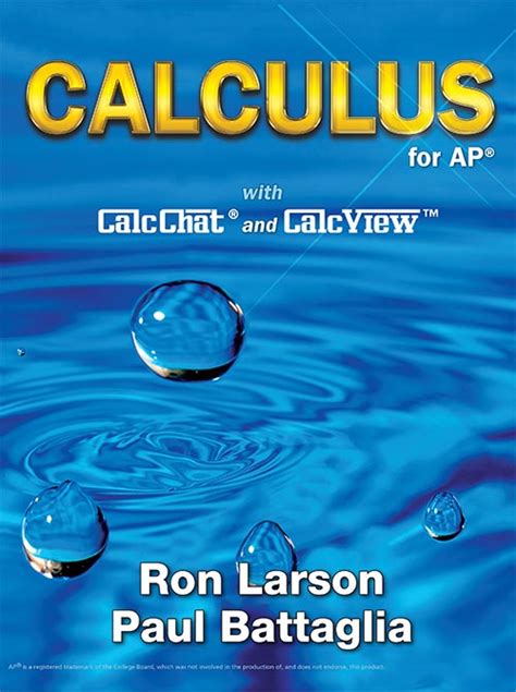 Full Download Larson Calculus Ap Edition 