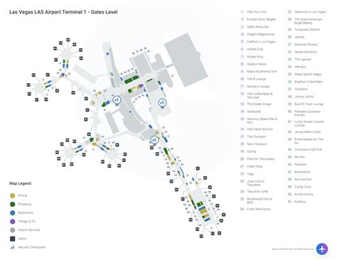 Las Vegas Terminal Map