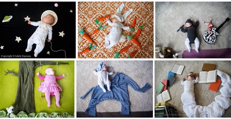 Las fotografías de bebés más originales y creativas para retratar sus primeros años