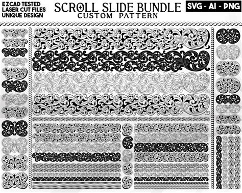 Laser Cut Scroll Patterns