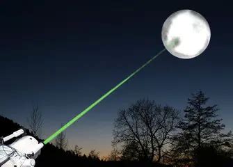 Laser Pointer Moon