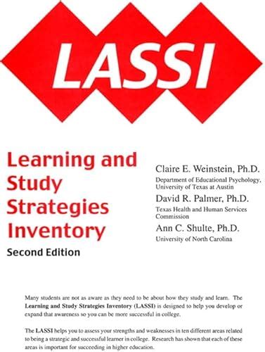 Lassi Learning And Study Strategies Inventory