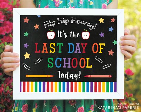 Last Day Of School Sign Free Printable For Last Day Of Second Grade Printable - Last Day Of Second Grade Printable